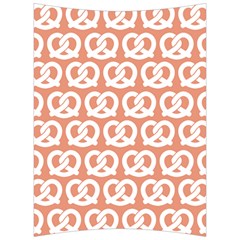 Salmon Pretzel Illustrations Pattern Back Support Cushion by GardenOfOphir