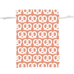 Salmon Pretzel Illustrations Pattern Lightweight Drawstring Pouch (xl) by GardenOfOphir