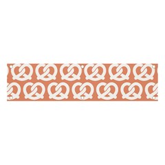 Salmon Pretzel Illustrations Pattern Banner And Sign 4  X 1  by GardenOfOphir