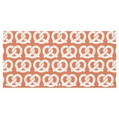 Salmon Pretzel Illustrations Pattern Banner And Sign 4  X 2  by GardenOfOphir