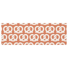 Salmon Pretzel Illustrations Pattern Banner And Sign 9  X 3  by GardenOfOphir