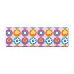 Chic Floral Pattern Sticker (Bumper)