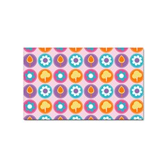 Chic Floral Pattern Sticker Rectangular (10 pack)