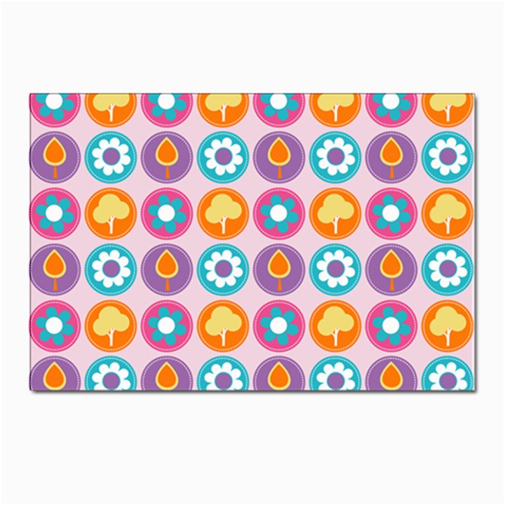 Chic Floral Pattern Postcards 5  x 7  (Pkg of 10)