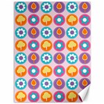 Chic Floral Pattern Canvas 36  x 48  35.26 x46.15  Canvas - 1