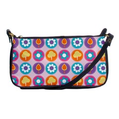 Chic Floral Pattern Shoulder Clutch Bag