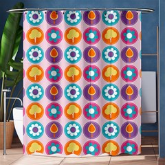 Chic Floral Pattern Shower Curtain 60  X 72  (medium)  by GardenOfOphir