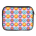 Chic Floral Pattern Apple iPad 2/3/4 Zipper Cases Front