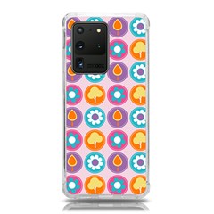 Chic Floral Pattern Samsung Galaxy S20 Ultra 6.9 Inch TPU UV Case