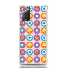 Chic Floral Pattern Samsung Galaxy Note 20 TPU UV Case