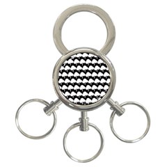 Pattern 361 3-ring Key Chain by GardenOfOphir