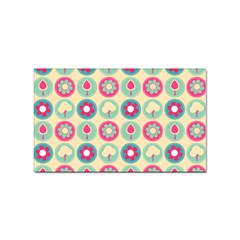 Chic Floral Pattern Sticker Rectangular (100 Pack) by GardenOfOphir