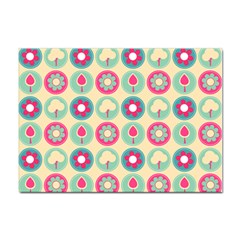 Chic Floral Pattern Sticker A4 (10 Pack) by GardenOfOphir