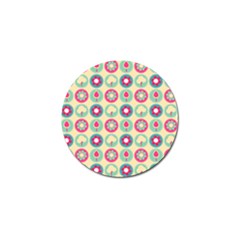 Chic Floral Pattern Golf Ball Marker (10 Pack) by GardenOfOphir