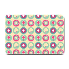 Chic Floral Pattern Small Doormat by GardenOfOphir