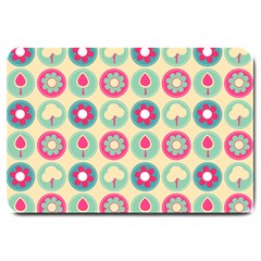 Chic Floral Pattern Large Doormat by GardenOfOphir