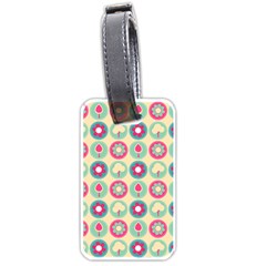 Chic Floral Pattern Luggage Tag (one Side) by GardenOfOphir