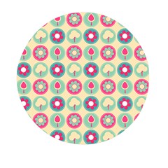 Chic Floral Pattern Mini Round Pill Box (pack Of 3) by GardenOfOphir