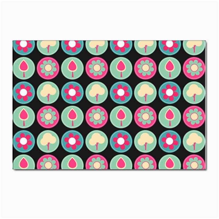 Chic Floral Pattern Postcards 5  x 7  (Pkg of 10)