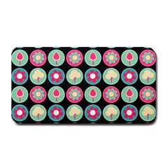 Chic Floral Pattern Medium Bar Mat by GardenOfOphir