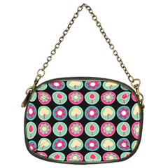 Chic Floral Pattern Chain Purse (one Side) by GardenOfOphir