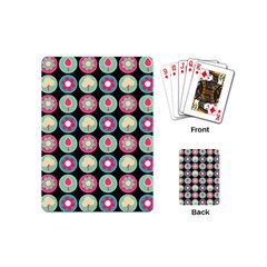 Chic Floral Pattern Playing Cards Single Design (mini) by GardenOfOphir