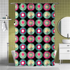 Chic Floral Pattern Shower Curtain 48  X 72  (small)  by GardenOfOphir