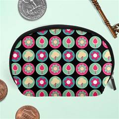 Chic Floral Pattern Accessory Pouch (large) by GardenOfOphir