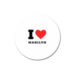 I love marilyn Magnet 3  (Round) Front