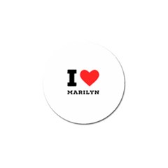 I Love Marilyn Golf Ball Marker by ilovewhateva