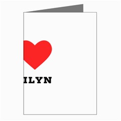 I Love Marilyn Greeting Cards (pkg Of 8) by ilovewhateva