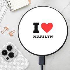 I Love Marilyn Wireless Fast Charger(black) by ilovewhateva