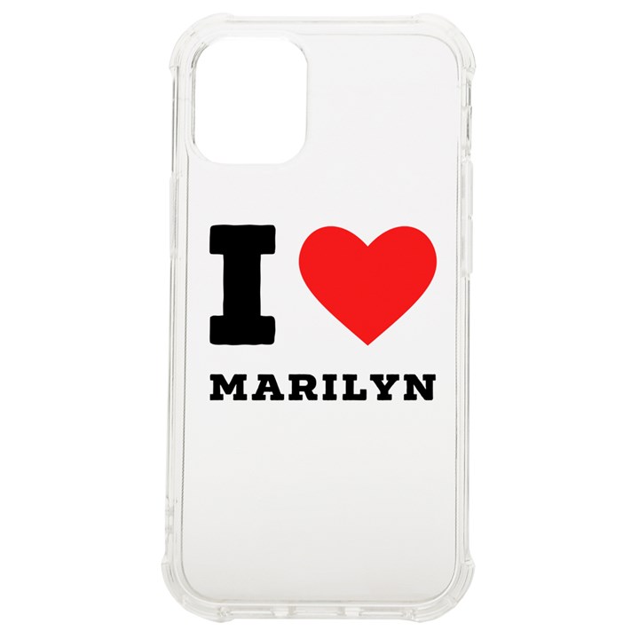 I love marilyn iPhone 12 mini TPU UV Print Case	