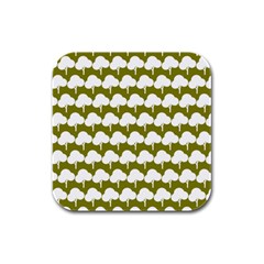 Tree Illustration Gifts Rubber Square Coaster (4 Pack) by GardenOfOphir