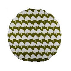 Tree Illustration Gifts Standard 15  Premium Flano Round Cushions by GardenOfOphir