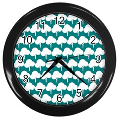 Tree Illustration Gifts Wall Clock (black) by GardenOfOphir