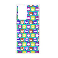 Colorful Whimsical Owl Pattern Samsung Galaxy Note 20 Ultra Tpu Uv Case by GardenOfOphir