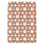 Colorful Whimsical Owl Pattern Removable Flap Cover (L) Front