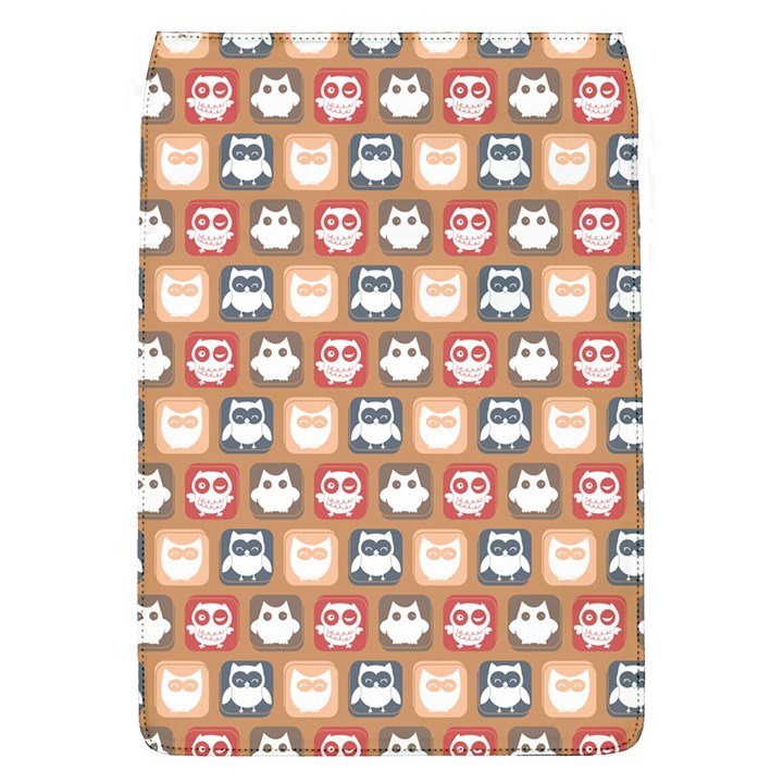 Colorful Whimsical Owl Pattern Removable Flap Cover (L)