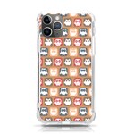 Colorful Whimsical Owl Pattern iPhone 11 Pro 5.8 Inch TPU UV Print Case Front