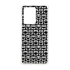 Black And White Owl Pattern Samsung Galaxy S20 Ultra 6 9 Inch Tpu Uv Case by GardenOfOphir