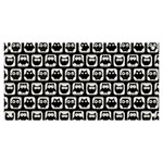 Black And White Owl Pattern Banner and Sign 6  x 3  Front