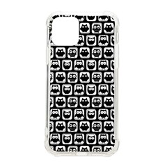 Black And White Owl Pattern Iphone 11 Pro 5 8 Inch Tpu Uv Print Case by GardenOfOphir