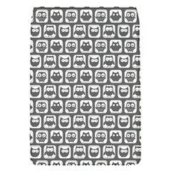 Gray And White Owl Pattern Removable Flap Cover (s) by GardenOfOphir