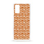 Orange And White Owl Pattern Samsung Galaxy S20 6.2 Inch TPU UV Case Front