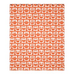 Coral And White Owl Pattern Shower Curtain 60  X 72  (medium) 