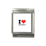 I love beverly Italian Charm (13mm) Front