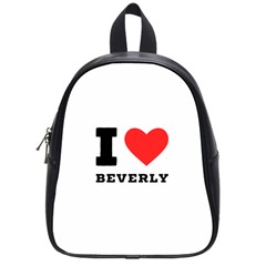 I Love Beverly School Bag (small) by ilovewhateva