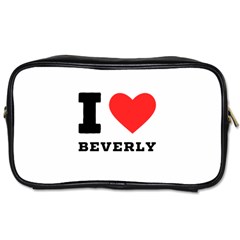 I Love Beverly Toiletries Bag (two Sides) by ilovewhateva