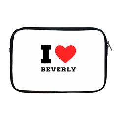 I Love Beverly Apple Macbook Pro 17  Zipper Case by ilovewhateva